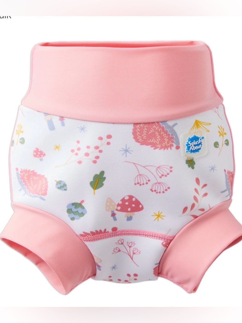 Splash About Pink Floral Diaper Swim Cover